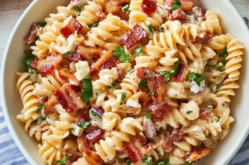 Bacon Ranch Pasta Salad