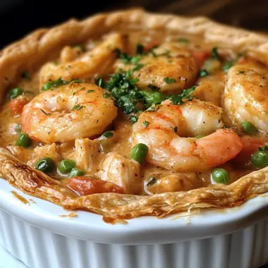 Cajun Seafood Pot Pie