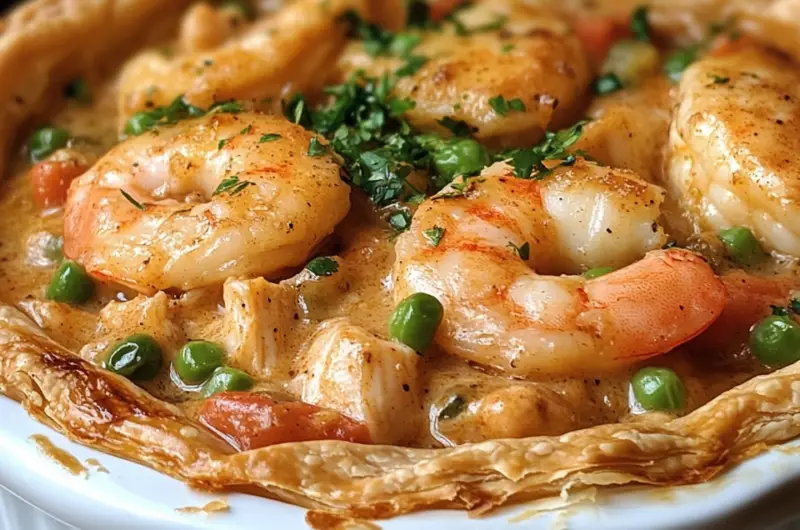 Cajun Seafood Pot Pie