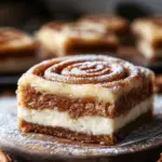 Cinnamon Roll Honeybun Cheesecake Bars
