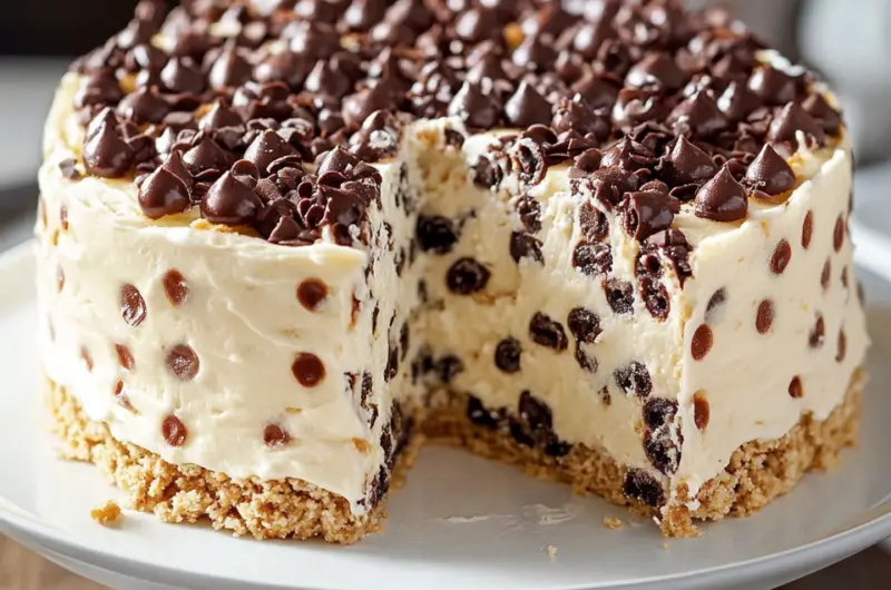 Easy No-Bake Cannoli Cake