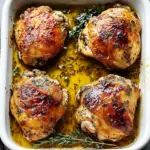 Herbed Honey Mustard Chicken Thighs