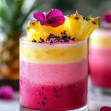 Hibiscus Pineapple Smoothie