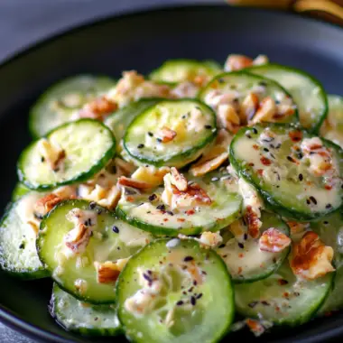Jalapeño Popper Cucumber Salad
