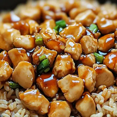 One-Pan Honey BBQ Chicken & Rice