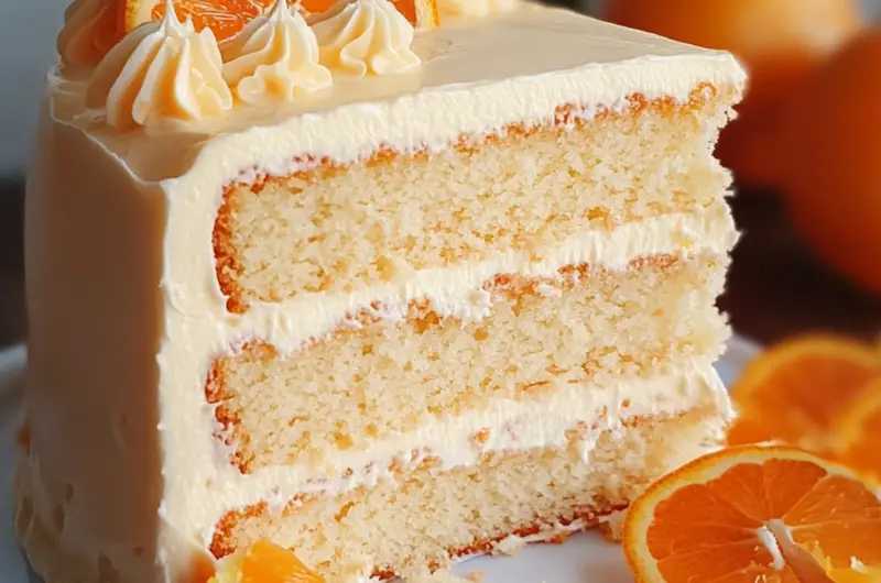 Orange Creamsicle Cake