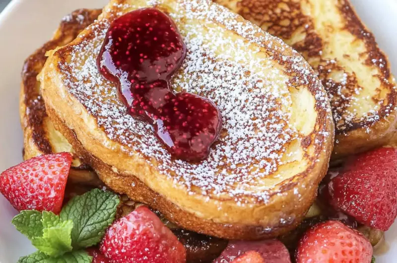Peanut Butter & Jelly Stuffed French Toast
