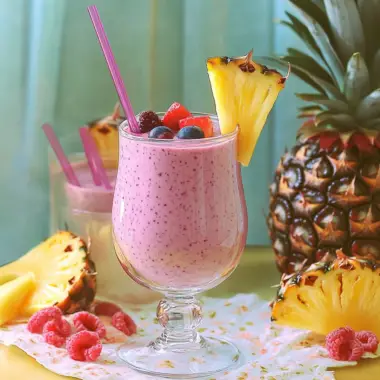 Pink Pineapple Protein Smoothie