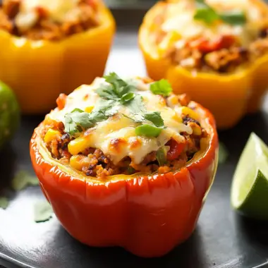 Tex-Mex Stuffed Bell Peppers