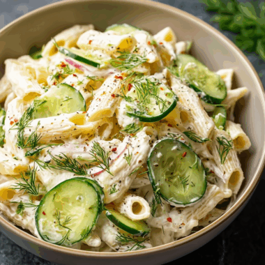 Cucumber Pasta Salad