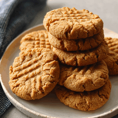 Air Fryer Peanut Butter Cookies