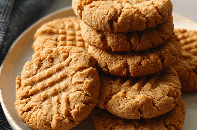 Air Fryer Peanut Butter Cookies