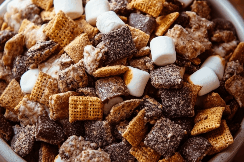 Campfire S’mores Puppy Chow