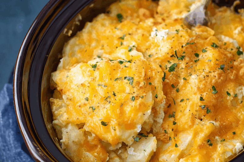 Crock Pot Cheesy Potato Casserole
