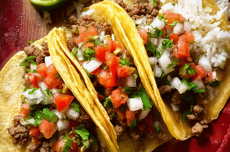 Carne Picada Tacos