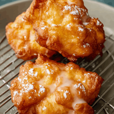 Fresh Peach Fritters