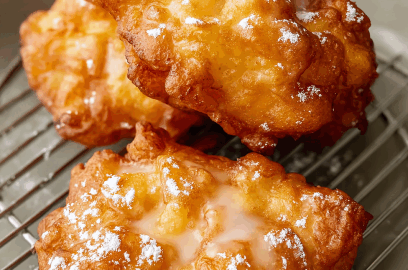 Fresh Peach Fritters