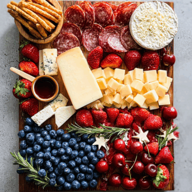 American Flag Charcuterie Board