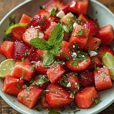 Strawberry Watermelon Salad