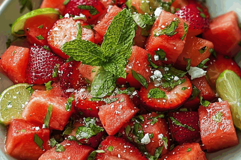 Strawberry Watermelon Salad