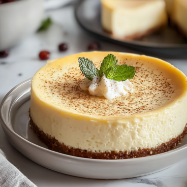 Vanilla Bean Brown Butter Cheesecake