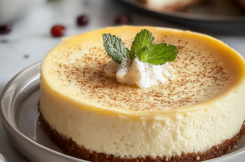 Vanilla Bean Brown Butter Cheesecake