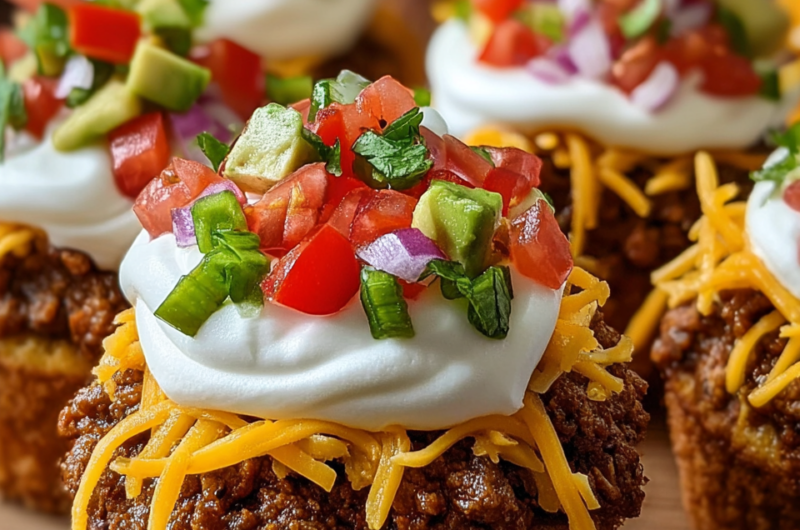 Taco Cupcakes Delight