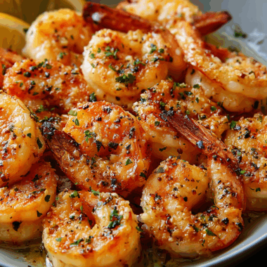 Garlic Parmesan Roasted Shrimp