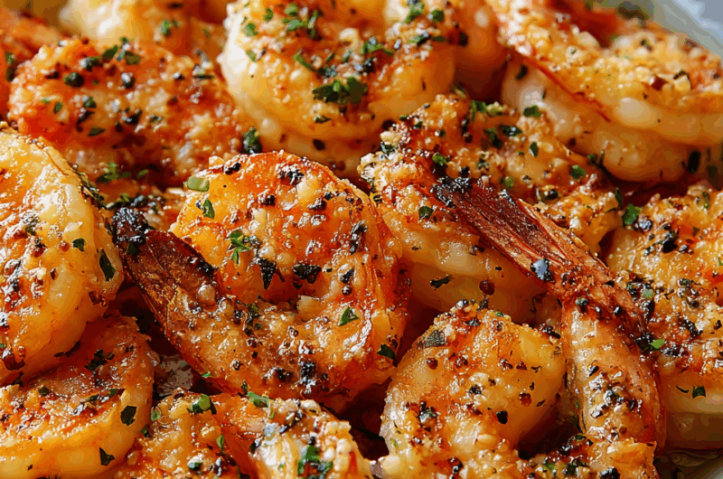 Garlic Parmesan Roasted Shrimp
