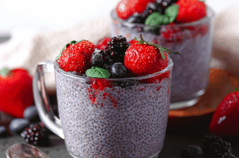 Berry Chia Pudding