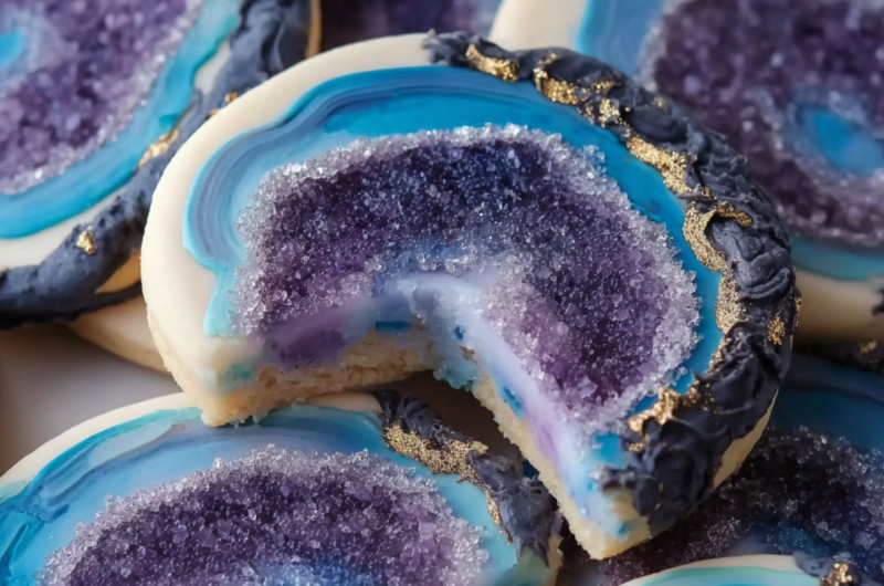 Geode Sugar Cookies