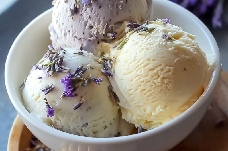 Honey Lavender Ice Cream