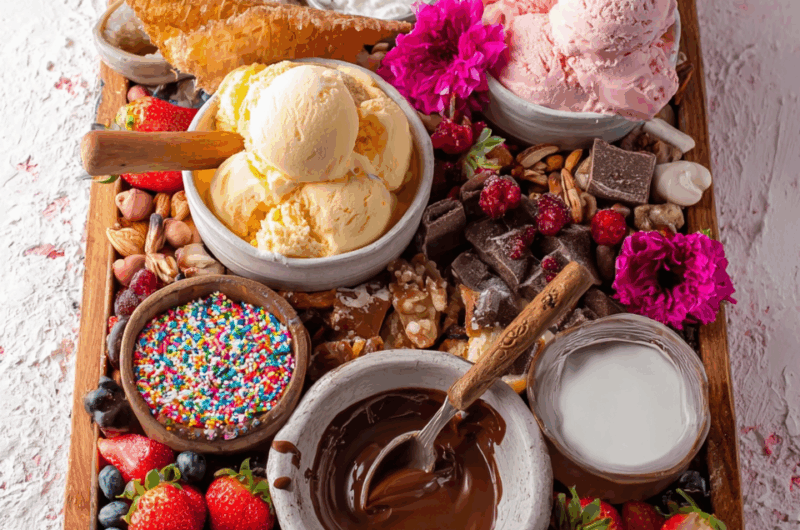 Ice Cream Charcuterie Board