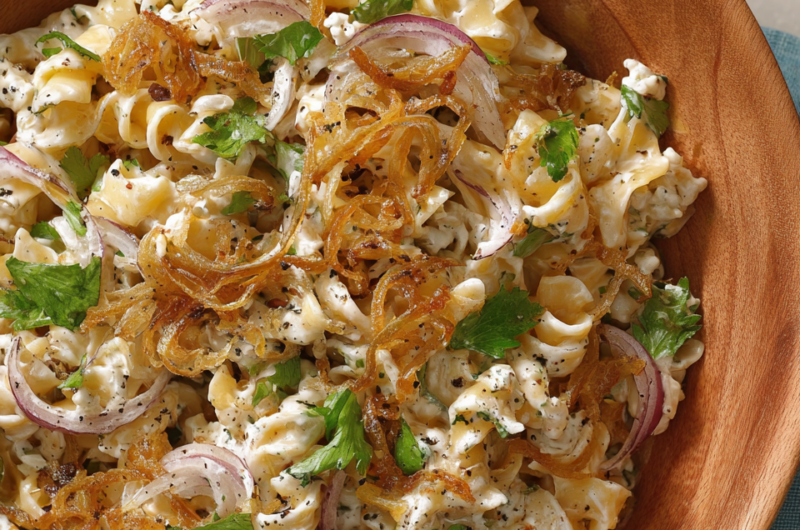 French Onion Pasta Salad