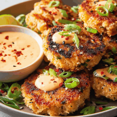 Bold Asian-Style Tuna Cakes with Spicy Mayo