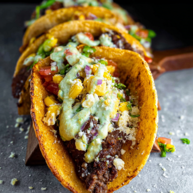 Smash Burger Tacos