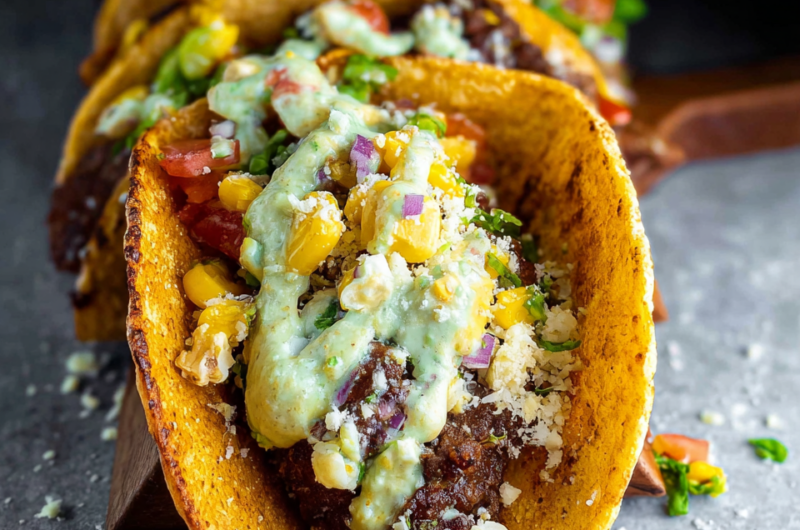 Smash Burger Tacos