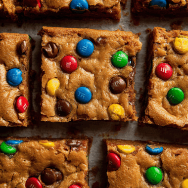 M&M Cookie Bars