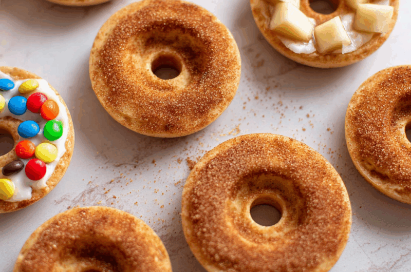 No-Bake Apple Donuts