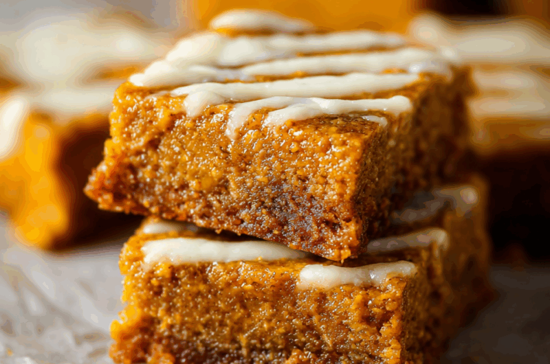 Raw Pumpkin Bars
