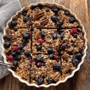 Vegan Baked Oatmeal