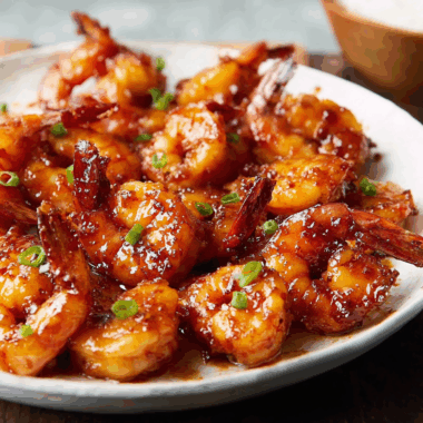 Sweet and Sour Glazed Shrimp