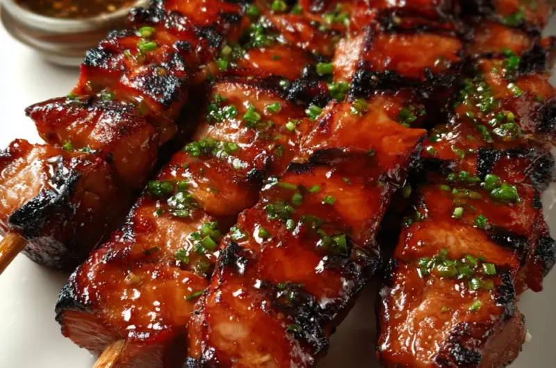 BBQ Pork Skewers with Filipino Marinade