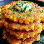 Cheesy Corn Fritters
