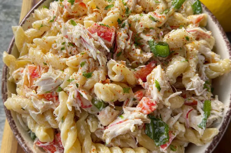 Cajun Crab Pasta Salad