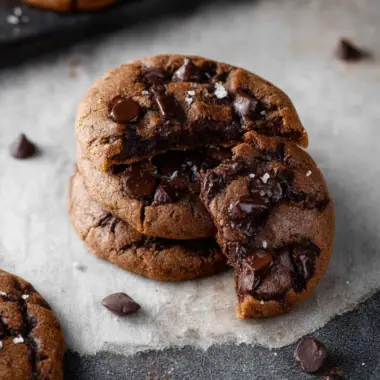 Dark Chocolate Chip Cookies