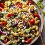 Greek Olive Pasta Salad
