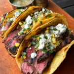 Grilled Steak Elote Tacos