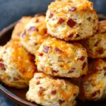 Maple Bacon Cheddar Biscuits