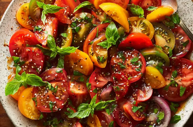 Sesame Tomato Salad